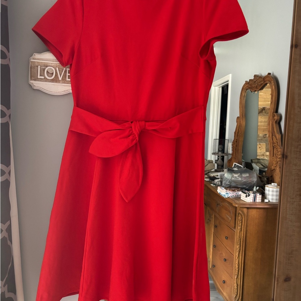 Kate Spade Perfect Red Dress size large. EUC - Picture 4 of 6